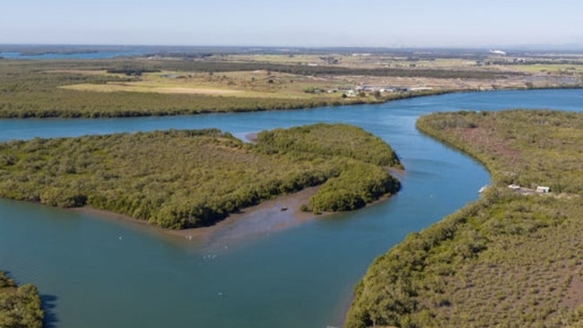 The Wallaby Rd mansion on the foreshore at Redland Bay was taken by the state government with compensation of $2.4 million paid for the 10 hectares of prime waterfront land. Picture: Contributed