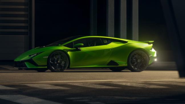 The Lamborghini Huracán Tecnica. If you get a corner wrong you’ll be going through the pearly gates at 300km/h with your trousers on fire.