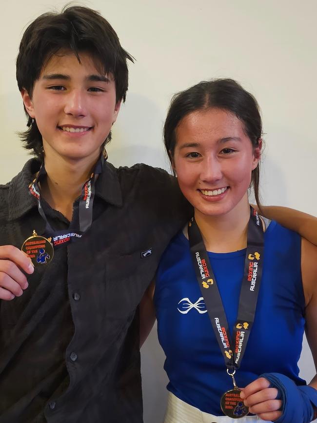 Sibling duo Johee and Yenna Joyce are two of SA's top junior boxers. Picture: Supplied