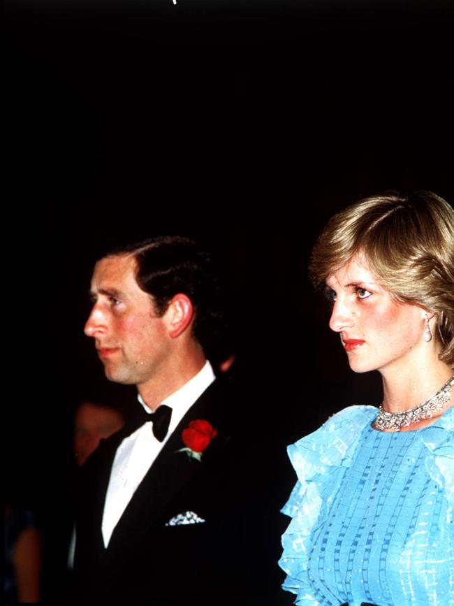MARCH 28, 1983 : Charles & Diana, Prince & Princess of Wales arrive at Wentworth Sheraton Hotel, Sydney. Picture: News Ltd. Royals
