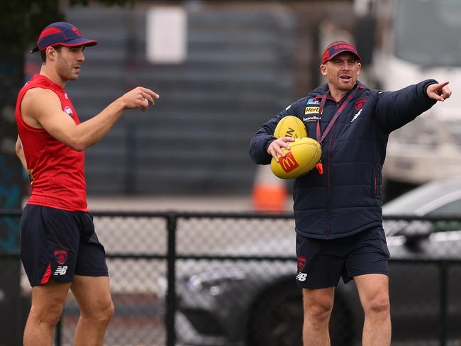 The Dees split their training days between Casey Field and Gosch’s Paddock. (Photo by Robert Cianflone/Getty Images)