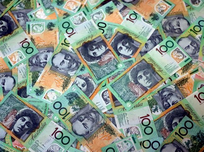 FEDERAL BUDGET 2024: AUSTRALIA - NewsWire Photos - General view editorial generic stock photo of Australian cash money currency. Picture: NCA NewsWire / Nicholas Eagar