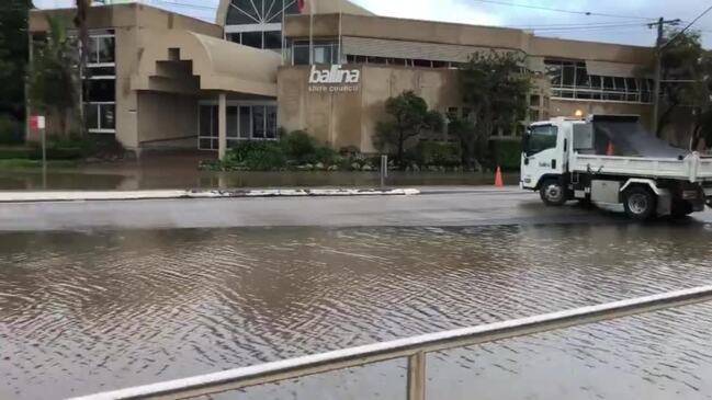 Ballina flooding at Cherry St