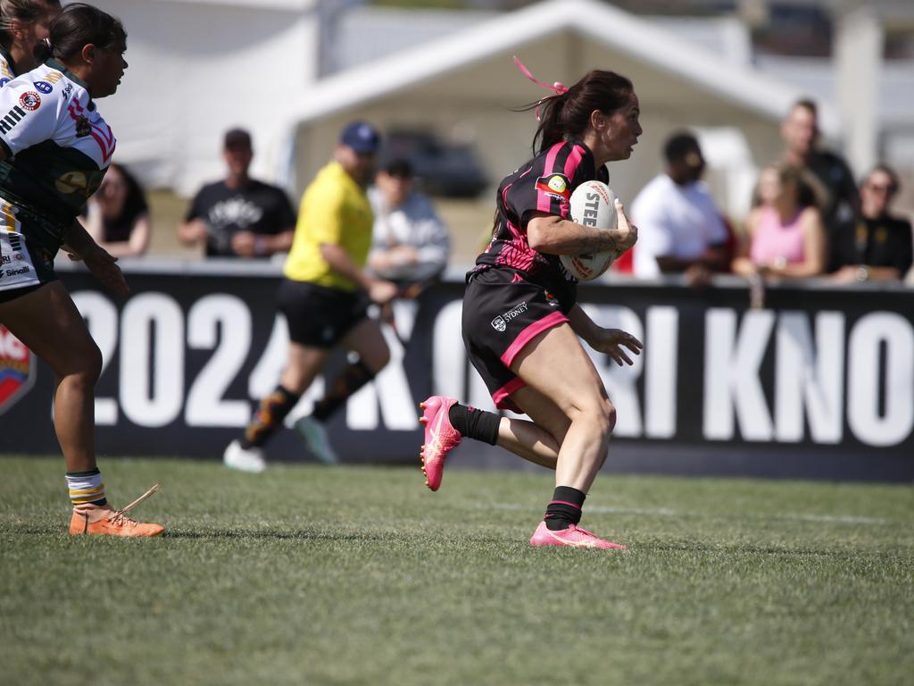 Koori Knockout - Day 4 Womens GF Redfern All Blacks v Bourke Warriors Monday, 7 October 2024 Hereford St, Bathurst NSW 2795, Australia, Picture Warren Gannon Photography