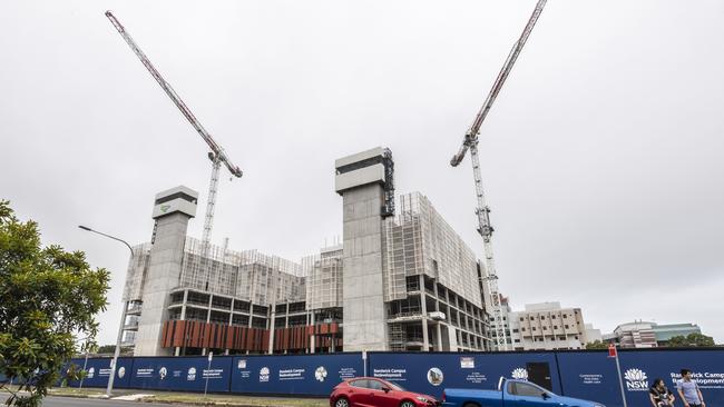 The new Prince of Wales Hospital building. Picture: Monique Harmer