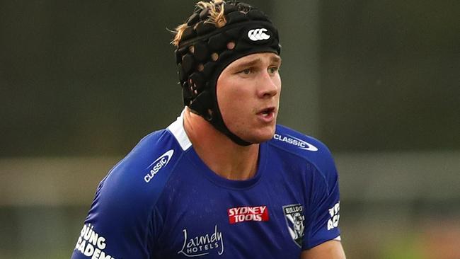 SYDNEY, AUSTRALIA - FEBRUARY 28: Matt Burton of the Bulldogs in action during the NRL Trial Match between the Cronulla Sharks and the Canterbury Bulldogs at PointsBet Stadium on February 28, 2022 in Sydney, Australia. (Photo by Mark Metcalfe/Getty Images)