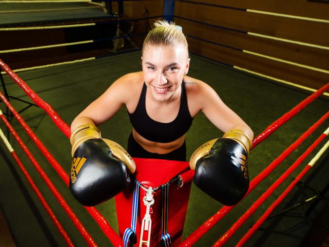 Indigenous boxer Marissa Williamson.After living homeless and in and out of foster care homes, Indigenous boxer Marissa Williamson will represent Australia at the World Amateur Boxing championships next month.Picture:Rob Leeson.