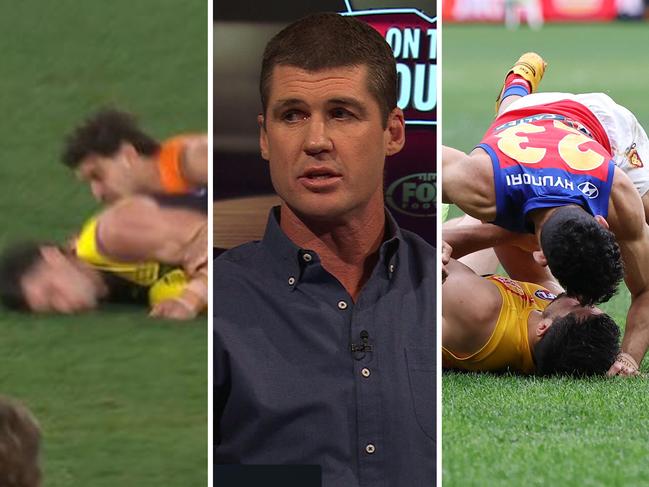 AFL greats are concerned about the state of the game after two three-week tackle bans.