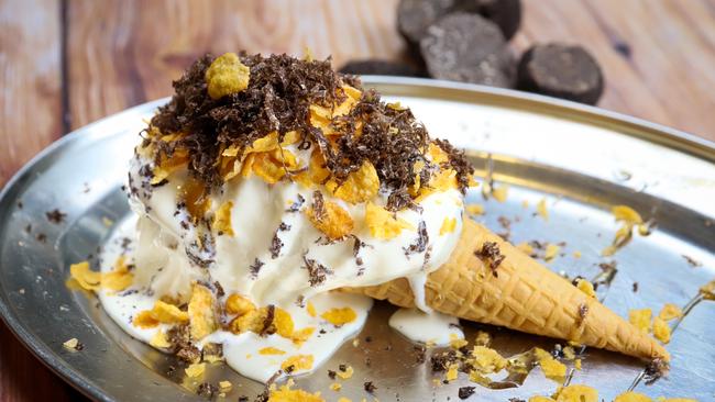 Devon Cafe’s Black Truffle Sundae. Picture: Jenifer Jagielski