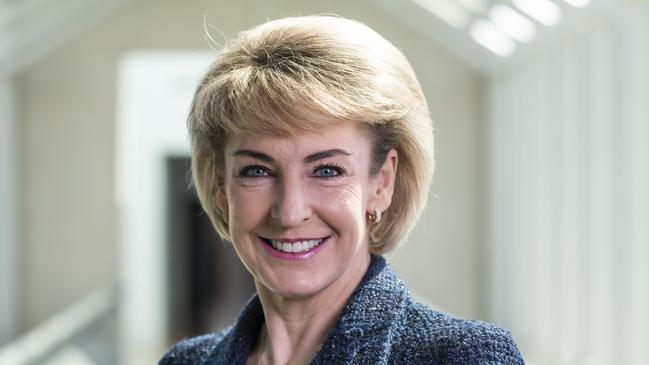 Attorney-General Michaelia Cash has overseen the promotion of women to federal judgeships in record proportions. Picture: Martin Ollman