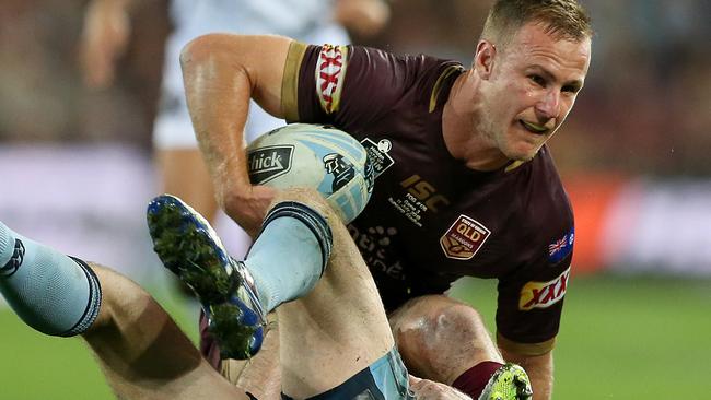 Daly Cherry-Evans had a great game in his return to the Queensland team. (AAP Image/Jono Searle)