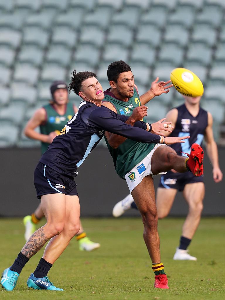 Tasmania Alexander Saunders during the game against Vic Metro at UTAS Stadium. PICTURE CHRIS KIDD