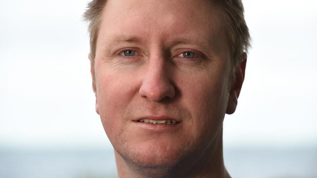 St Kilda beach lifeguard Simon Lewis is heading over to Europe for one of the hardest jobs Earth. Picture: Chris Eastman