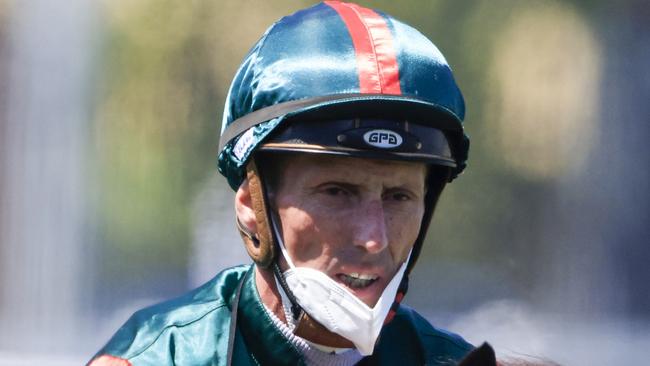 Nash Rawiller after winning a race at Randwick last Saturday. Picture: Getty Images