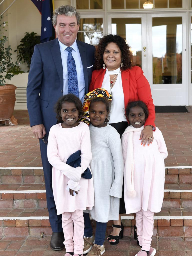 Malarndirri McCarthy and her family. Picture: Supplied.