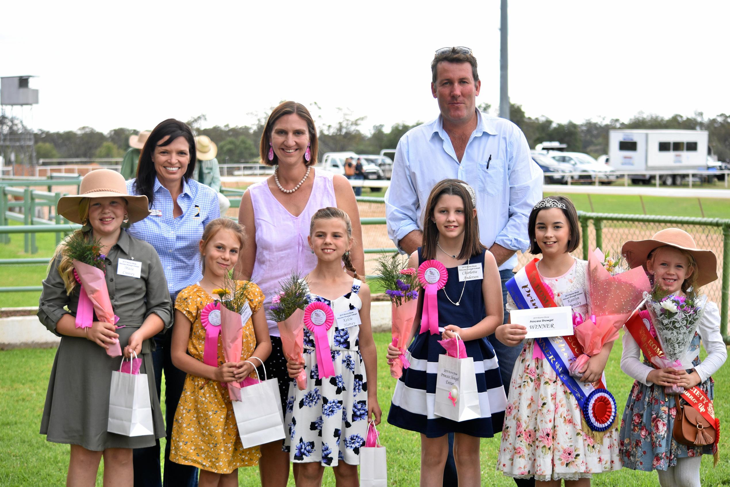 The Princess Showgirl entrants. Picture: Ellen Ransley