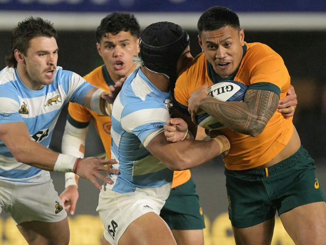 Tests against Argentina will continue despite the revamped schedule with South Africa and New Zealand. Picture: JUAN MABROMATA / AFP