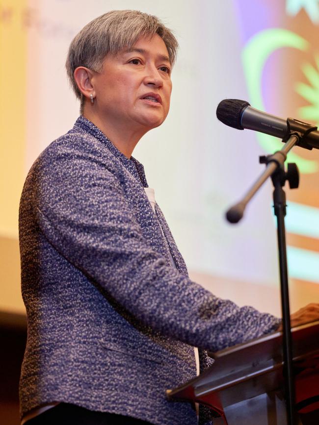 Senator Penny Wong attends a brunch in Kuala Lumpur. Picture: DFAT