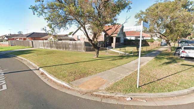 The family assumed control of the property on Edward Street in Bankstown when her husband's relative died. Picture: Google Maps