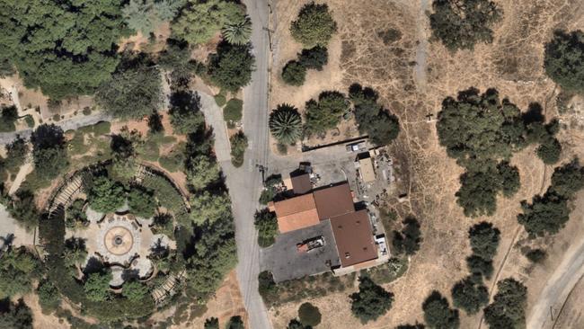 Aerial image of Sunnyside Ave Sierra Madre. Picture: Nearmap