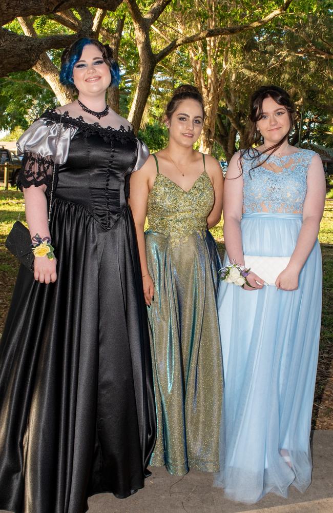 Jessica Coates, Isabella Arcidiacono and Cadence Creighton-Jay. Picture: Michaela Harlow