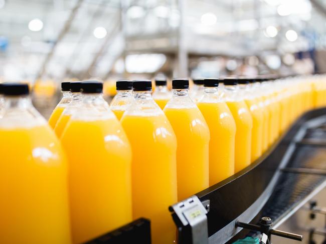 Australian orange juice products are disappearing from shelves due to supply shortages, with farmers warning prices could soon soar due to a combination of bad weather and disease in the Americas. Picture: Supplied