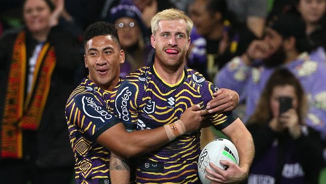 Cameron Munster has one more year on his contract at the Storm. Picture: NRL Photos