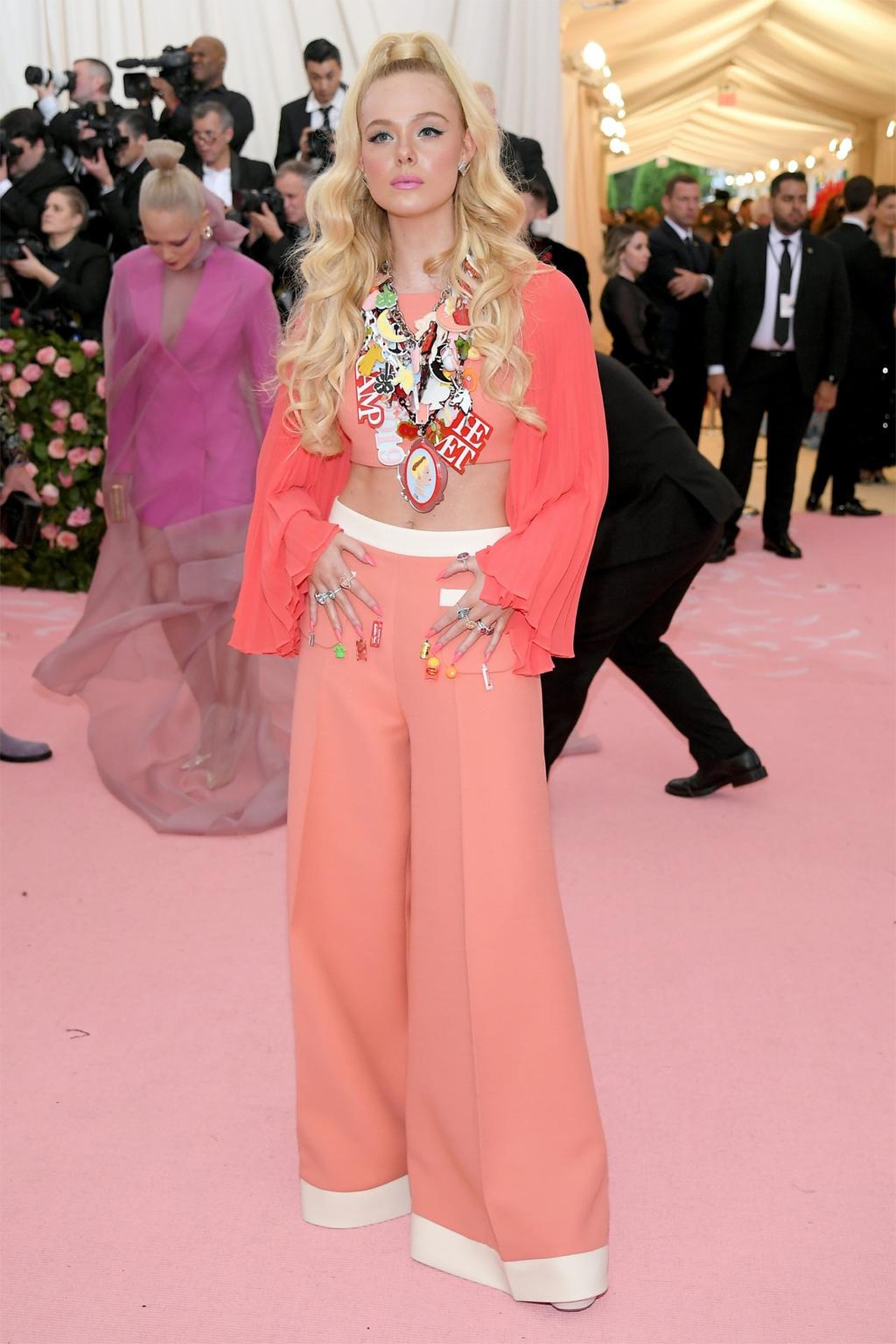 Elle Fanning attends the 2019 Met Gala.