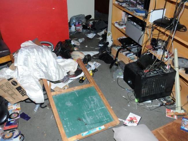 The dirty and messy apartment in Redfern.