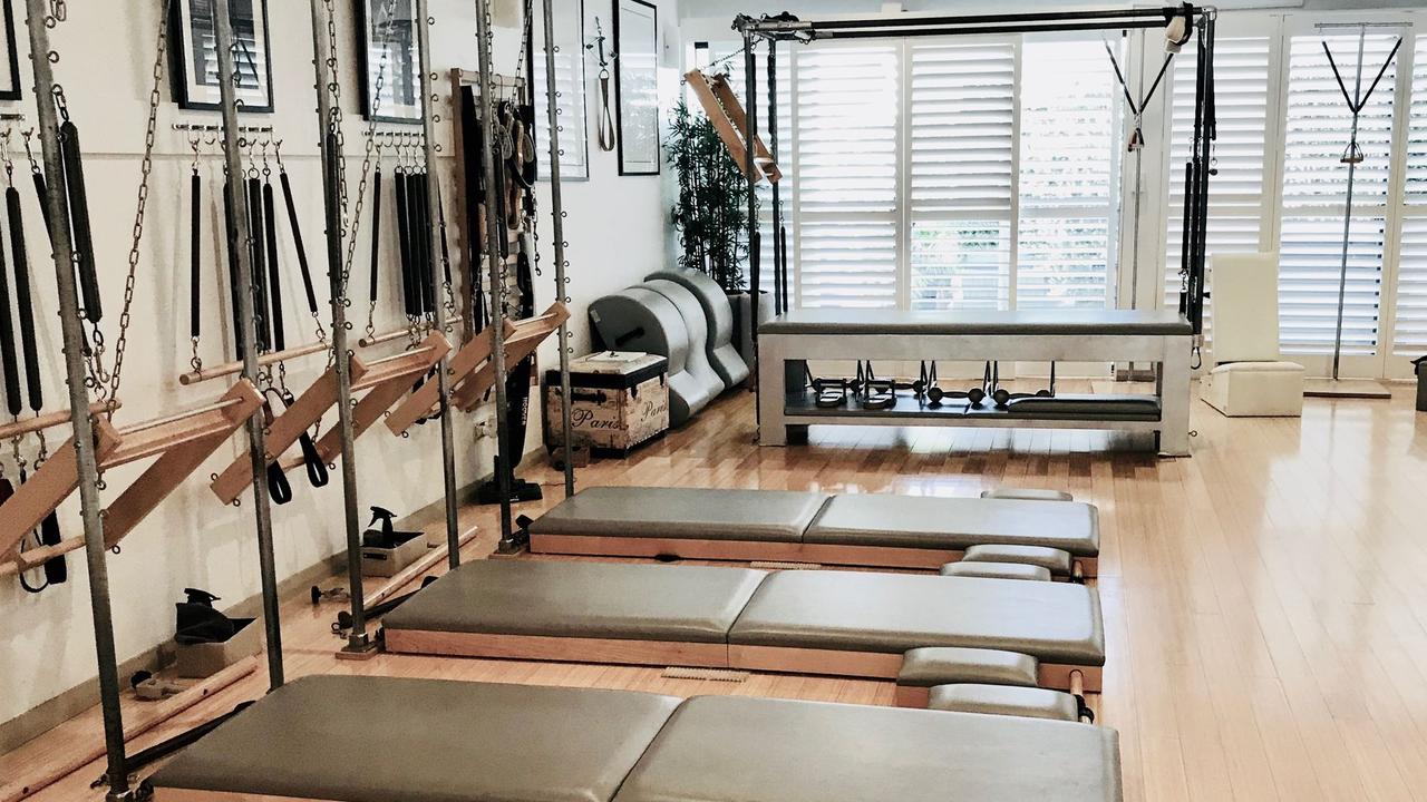 Her empty pilates studio in Lilyfield.