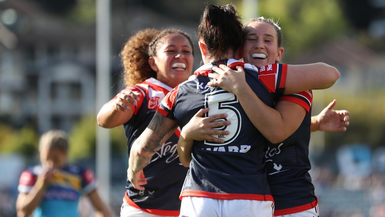 The Roosters romped to a big win. Picture: Brendon Thorne/Getty Images