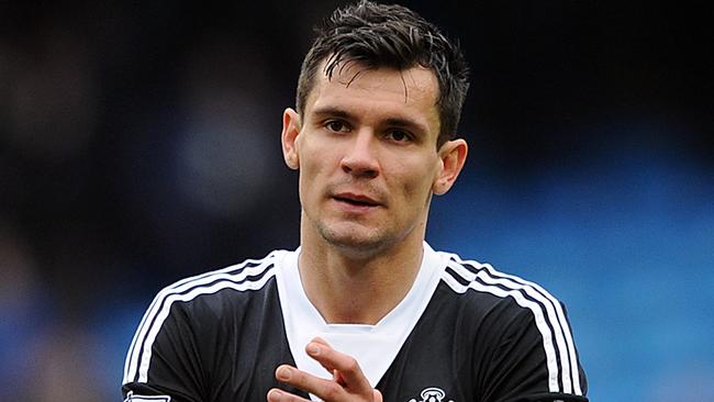 MANCHESTER, ENGLAND - APRIL 05: Dejan Lovren of Southampton applauds the supporters following the Barclays Premier League match between Manchester City and Southampton at Etihad Stadium on April 05, 2014 in Manchester, England. (Photo by Chris Brunskill/Getty Images)