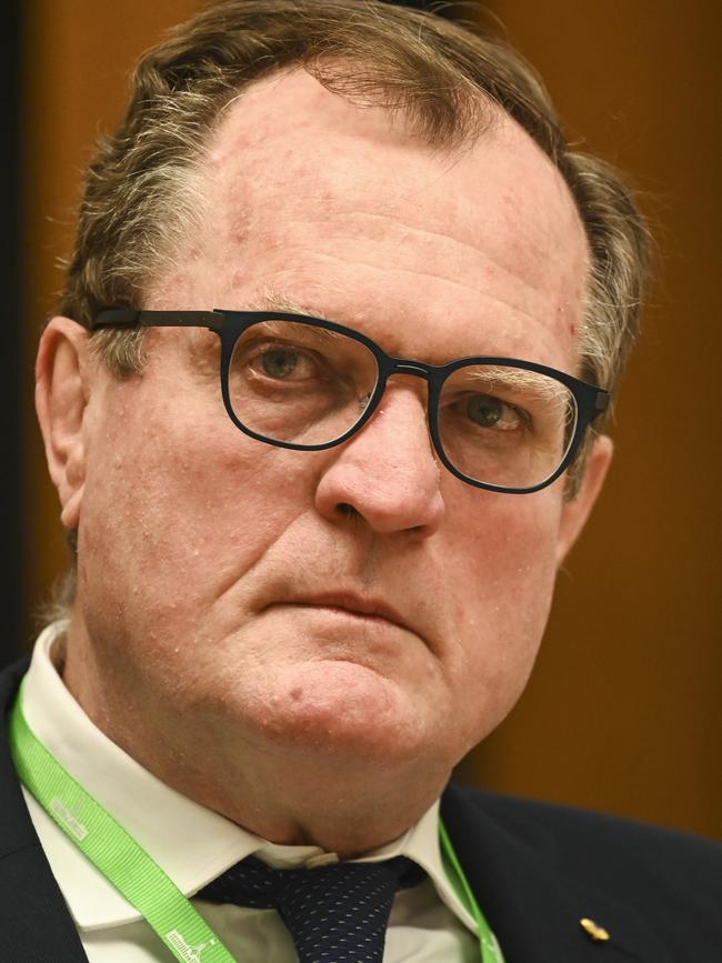 Australian Taxation Office commissioner Chris Jordan. Picture: AAP Image/Lukas Coch