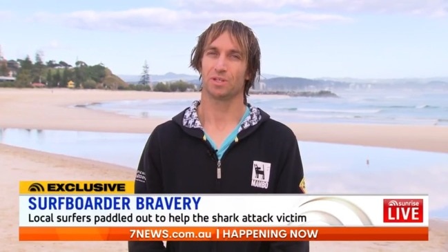 Hero surfer speaks about Gold Coast shark attack