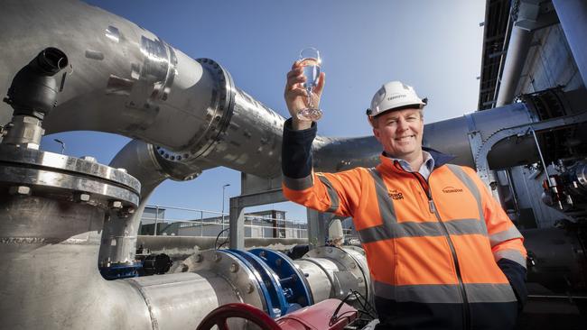 Project Delivery General Manager Tony Willmott at the Upgraded Bryn Estyn Water Treatment Plant at Plenty. Picture: Chris Kidd