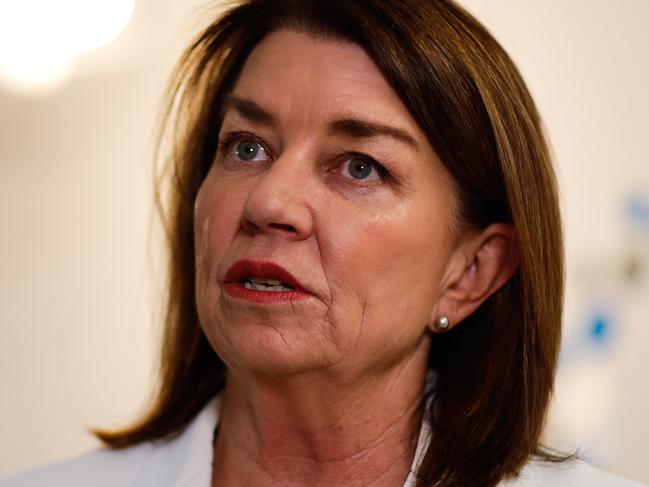 ABA CEO Anna Bligh speaks to the media during a press conference in Sydney, Friday, March 20, 2020. (AAP Image/Paul Braven) NO ARCHIVING