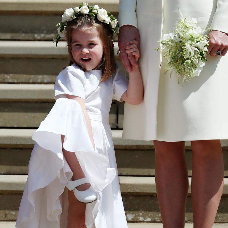 Charlotte looked adorable on the day. Picture: AFP/Jane Barlow