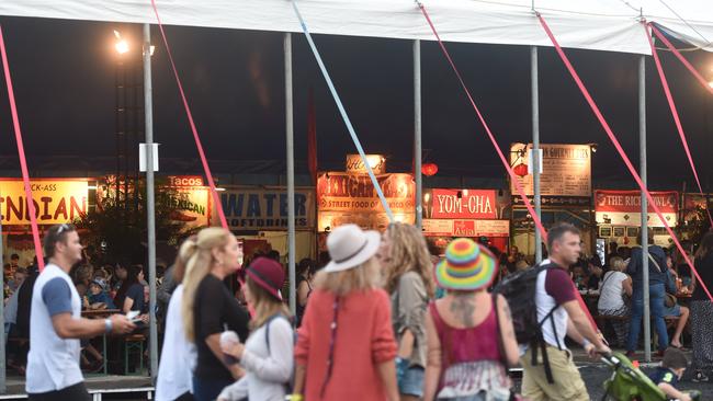 Food was served all day at the different outlets at Bluesfest 2015 in Tyagarah. Photo Marc Stapelberg / The Northern Star