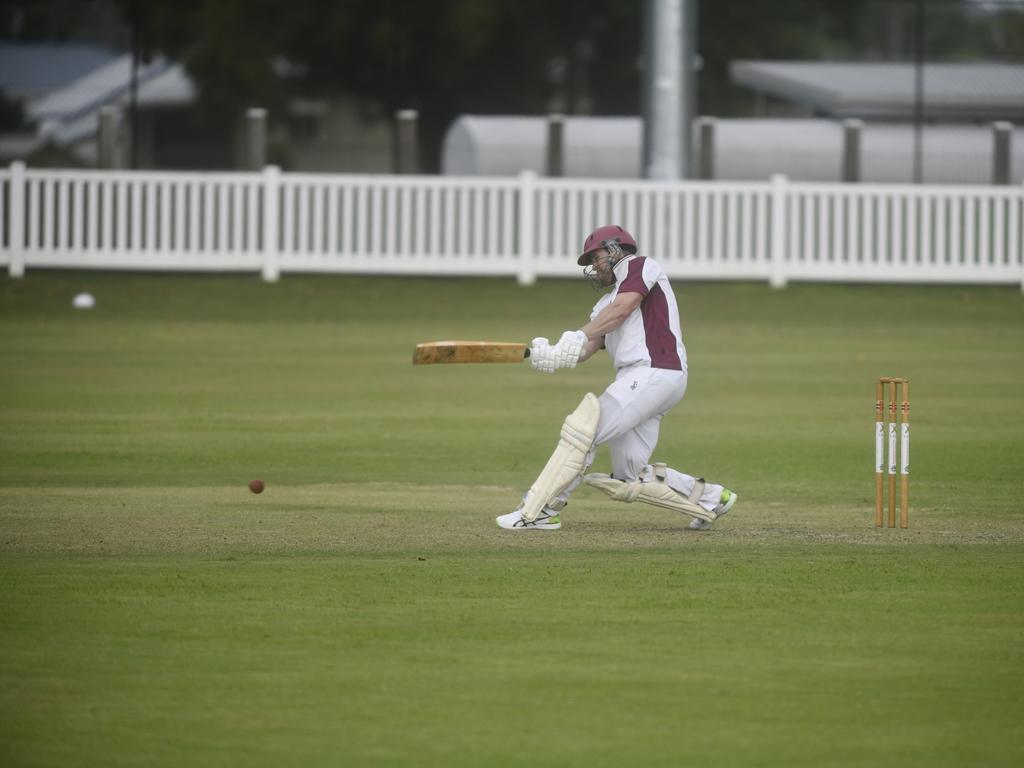 Action in CRCA premier league between Brothers and South Services at Ellem Oval.