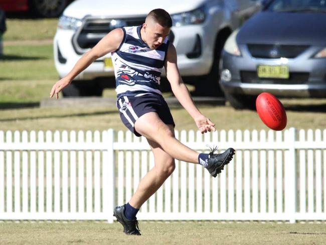 Cruz Martin of the Camden Cats in the U19s Mens Div 2 grand final. Picture: Contributed