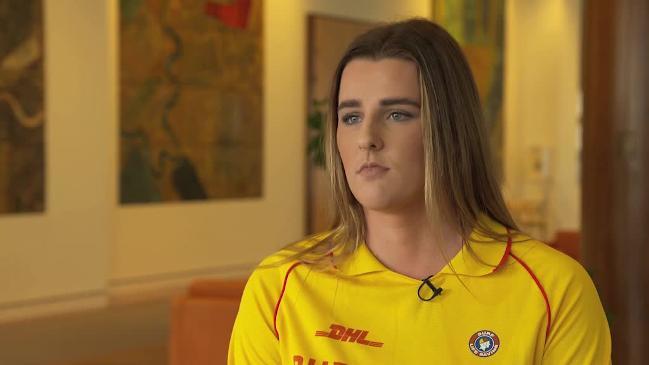 Surf Lifesaver Rachael Eddy talks about her rescue incident