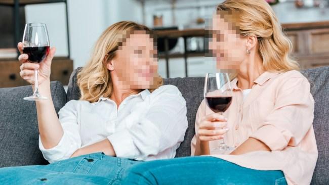 'Wine mums' have become a recognised 'subtype' in recent years, but it's not a good thing. Picture: iStock