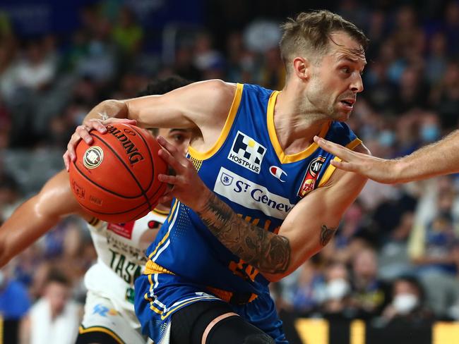 Nathan Sobey’s knee injury is a big blow for the Bullets and the NBL. Photo: Chris Hyde/Getty Images.