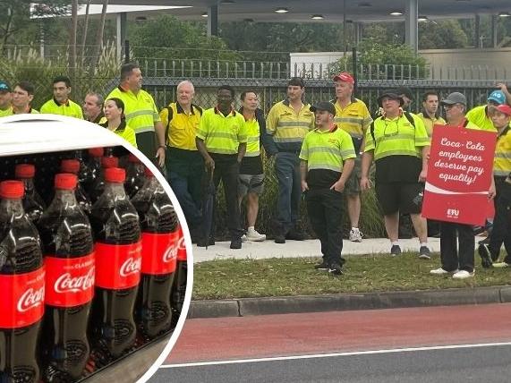 Coca-Cola strike action thumbnail: Picture: Supplied