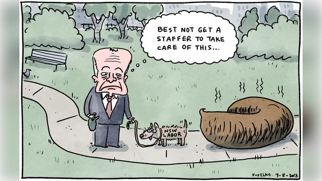 Jon Kudelka Letters cartoonf or 09-08-2018Version: Letters Cartoon  (1280x720 - Aspect ratio preserved, Canvas added)COPYRIGHT: The Australian's artists each have different copyright agreements in place regarding re-use of their work in other publications.Please seek advice from the artists themselves or the Managing Editor of The Australian regarding re-use.