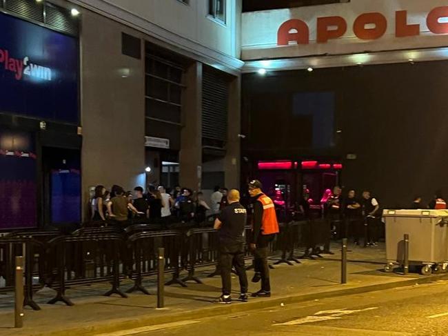 Outside of the Sala Apolo nightclub in Barcelona. Picture: Supplied