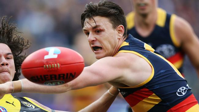 Jake Lever incensed Adelaide with his trade request to Melbourne. Picture: AFL Media/Getty Images