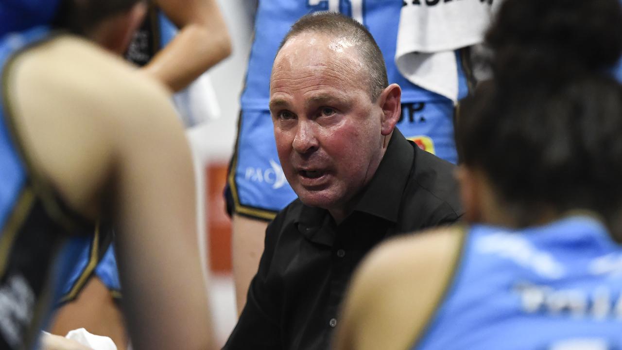 University of Canberra Capitals coach Paul Goriss. (Photo by Albert Perez/Getty Images)
