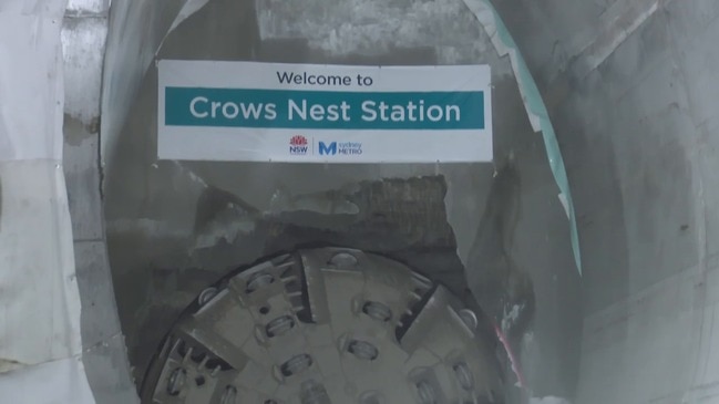 RAW: Sydney Metro tunnel boring machine breaks through at Crows Nest