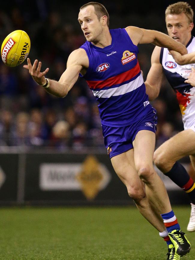 Daniel Cross during his time at Western Bulldogs.